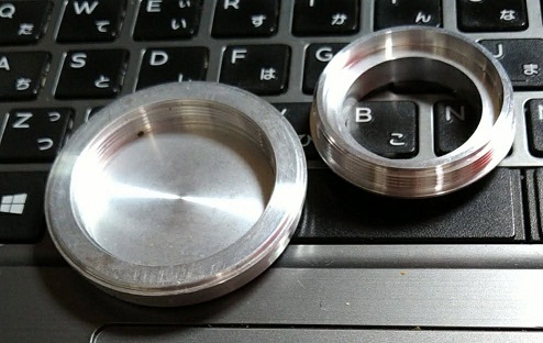 アルミタンク 溶接用ネジとキャップセット